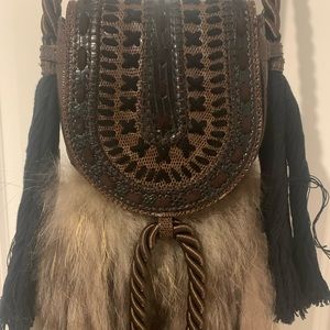 Jimmy Choo purse with fur